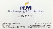 RJM Bookkeeping & Tax Services